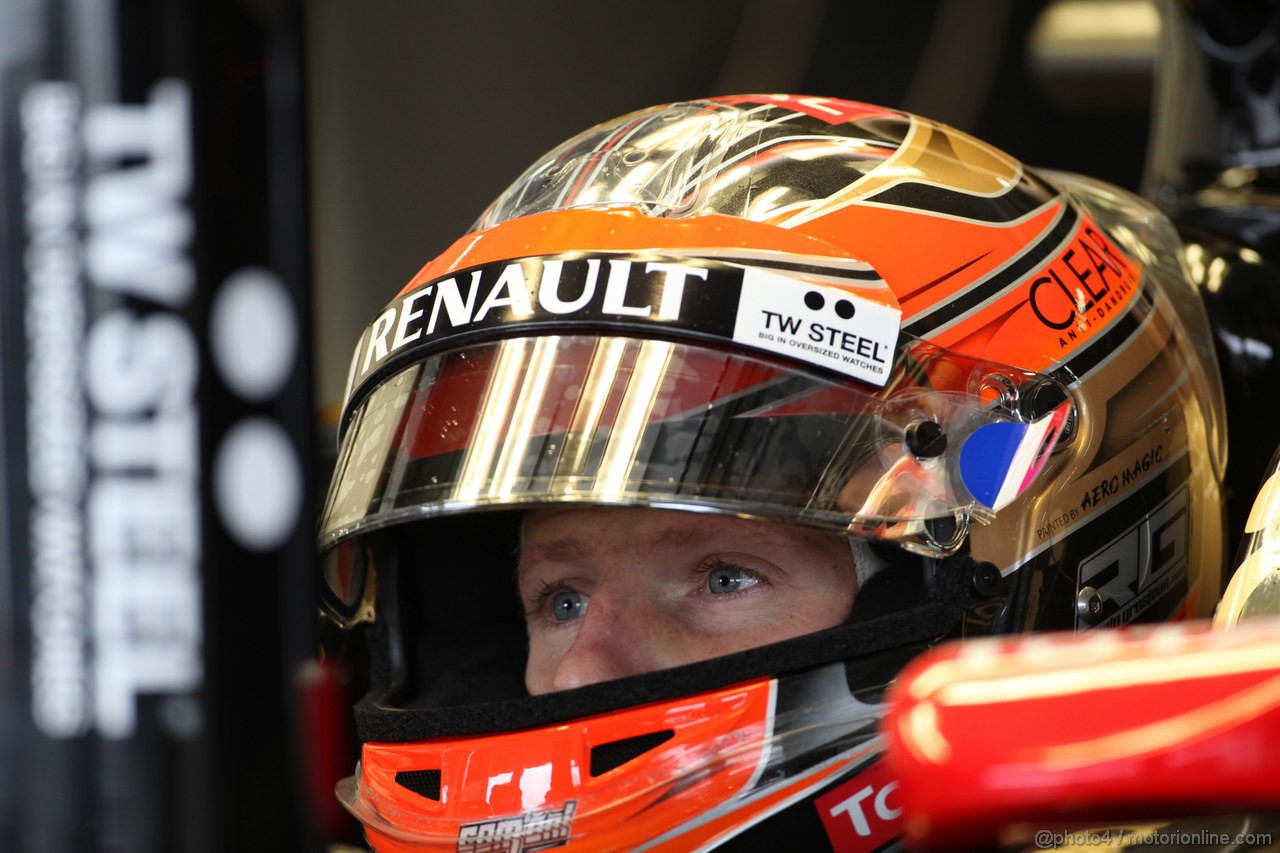 GP GERMANIA, 20.07.2012 -  Prove Libere 1, Romain Grosjean (FRA) Lotus F1 Team E20