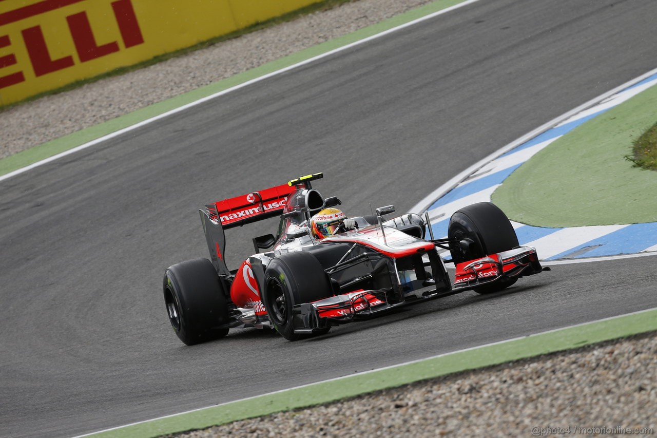 GP GERMANIA, 20.07.2012 - - Prove Libere 1, Lewis Hamilton (GBR) McLaren Mercedes MP4-27
