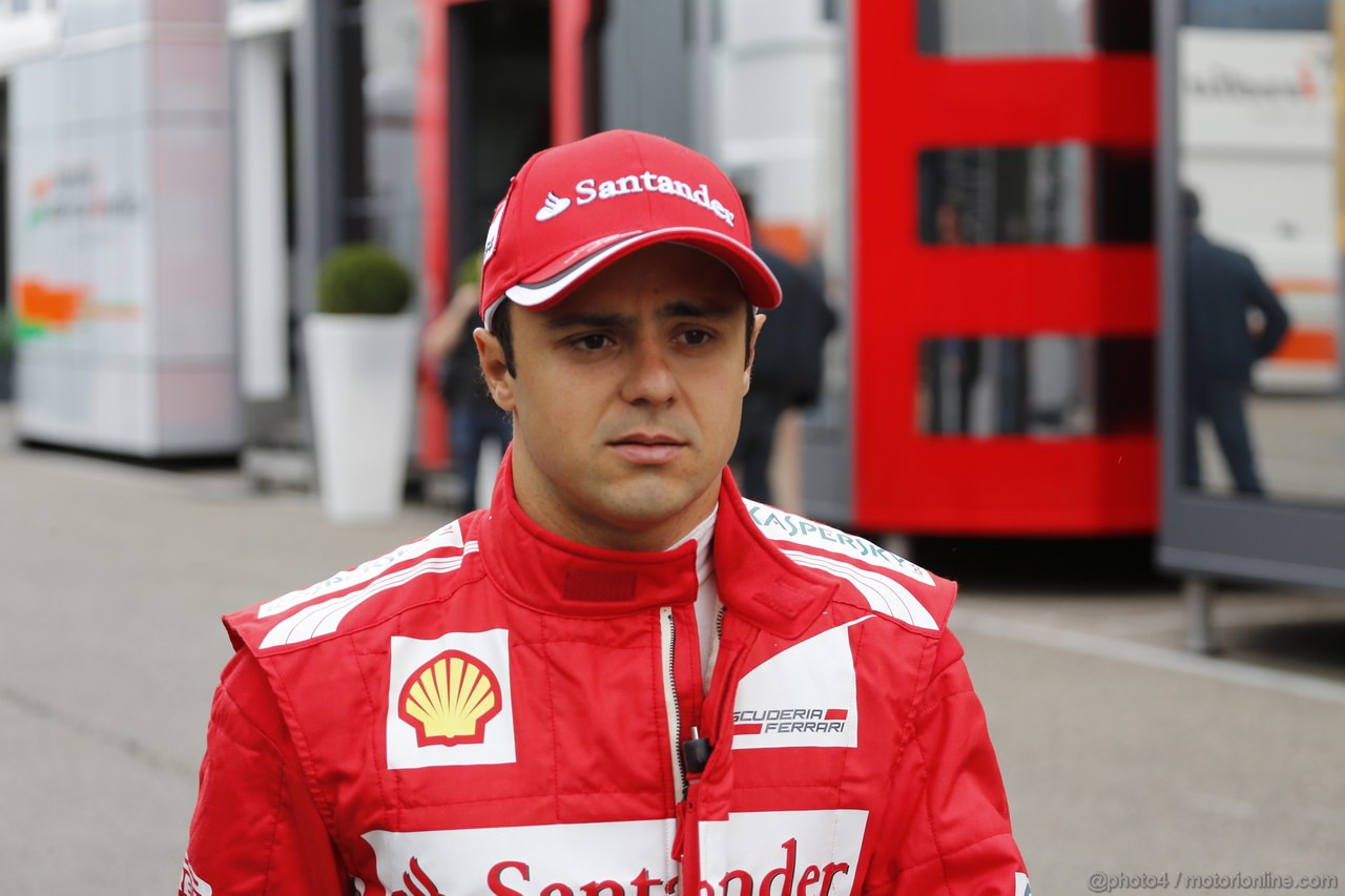 GP GERMANIA, 20.07.2012 - Prove Libere 1,  Felipe Massa (BRA) Ferrari F2012