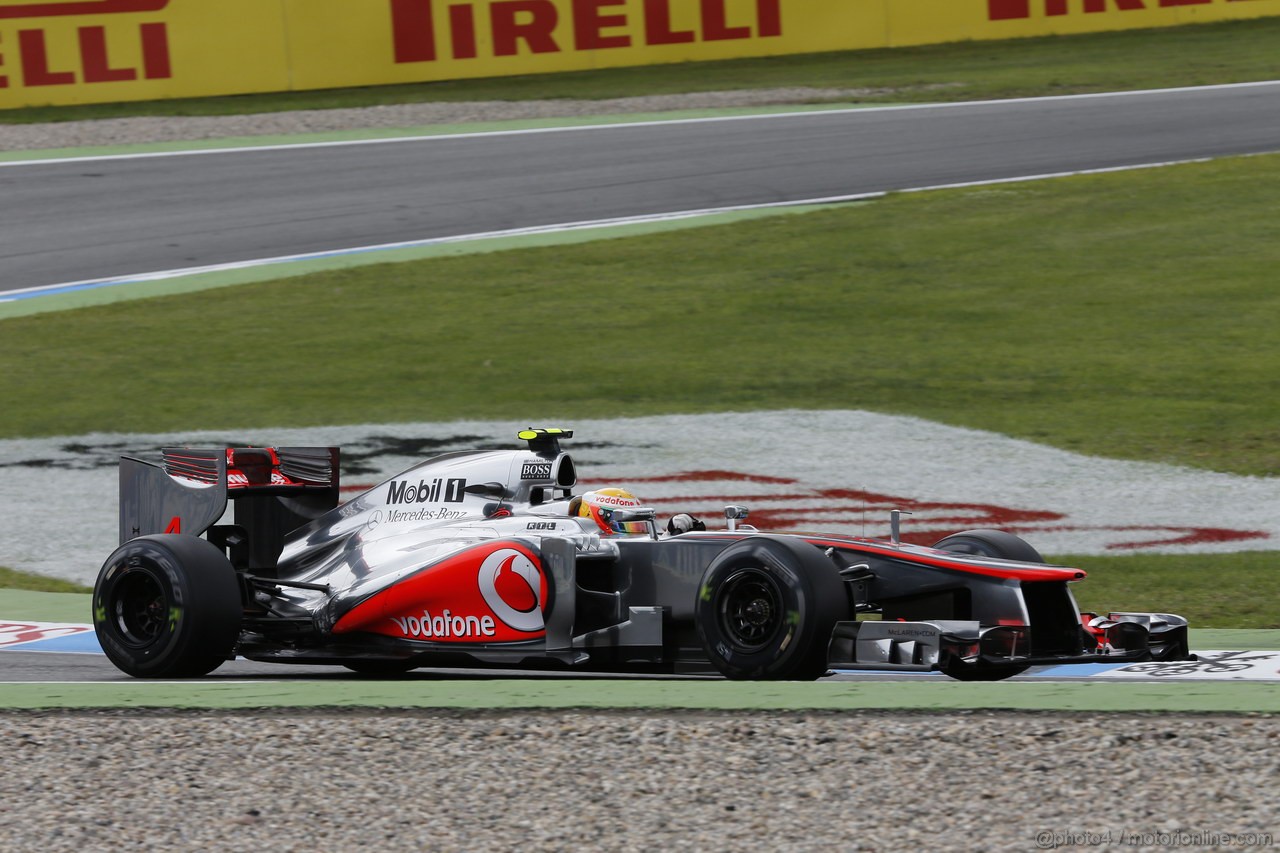 GP GERMANIA, 20.07.2012 - - Prove Libere 1, Lewis Hamilton (GBR) McLaren Mercedes MP4-27