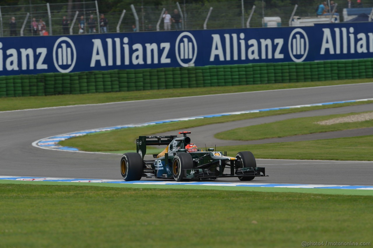 GP GERMANIA, 20.07.2012 - Prove Libere 1, Heikki Kovalainen (FIN) Caterham F1 Team CT01