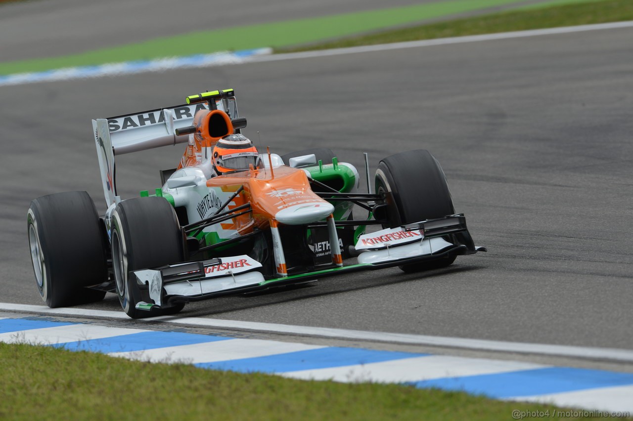 GP GERMANIA, 20.07.2012 - Prove Libere 1, Nico Hulkenberg (GER) Sahara Force India F1 Team VJM05