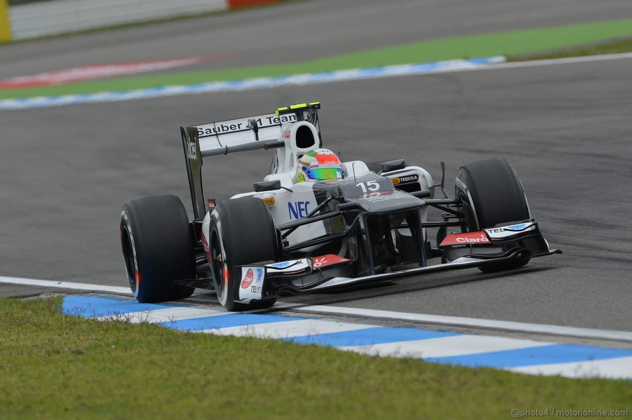 GP GERMANIA, 20.07.2012 - Prove Libere 1, Sergio Prez (MEX) Sauber F1 Team C31