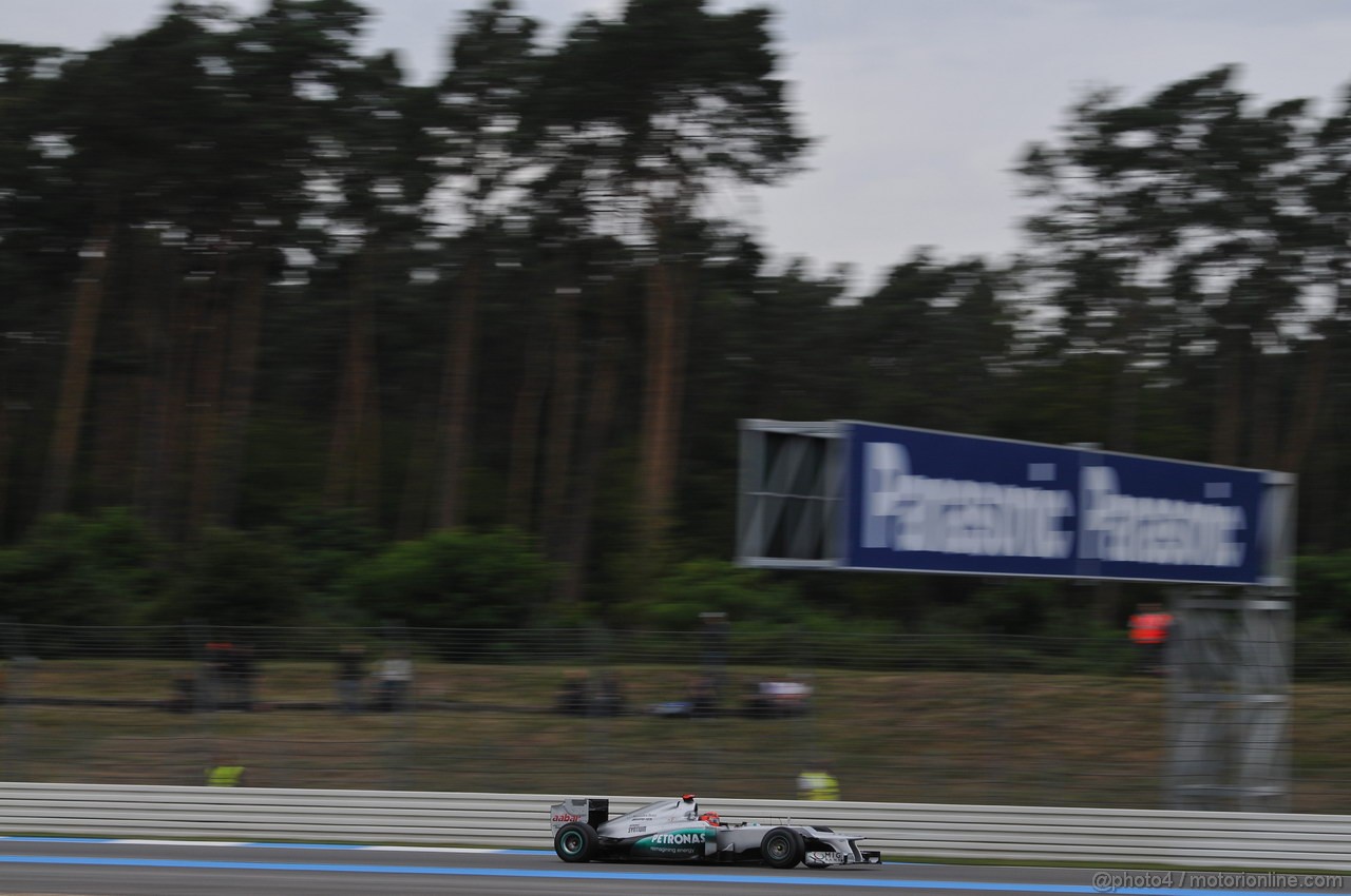 GP GERMANIA, 20.07.2012 - Prove Libere 1, Michael Schumacher (GER) Mercedes AMG F1 W03