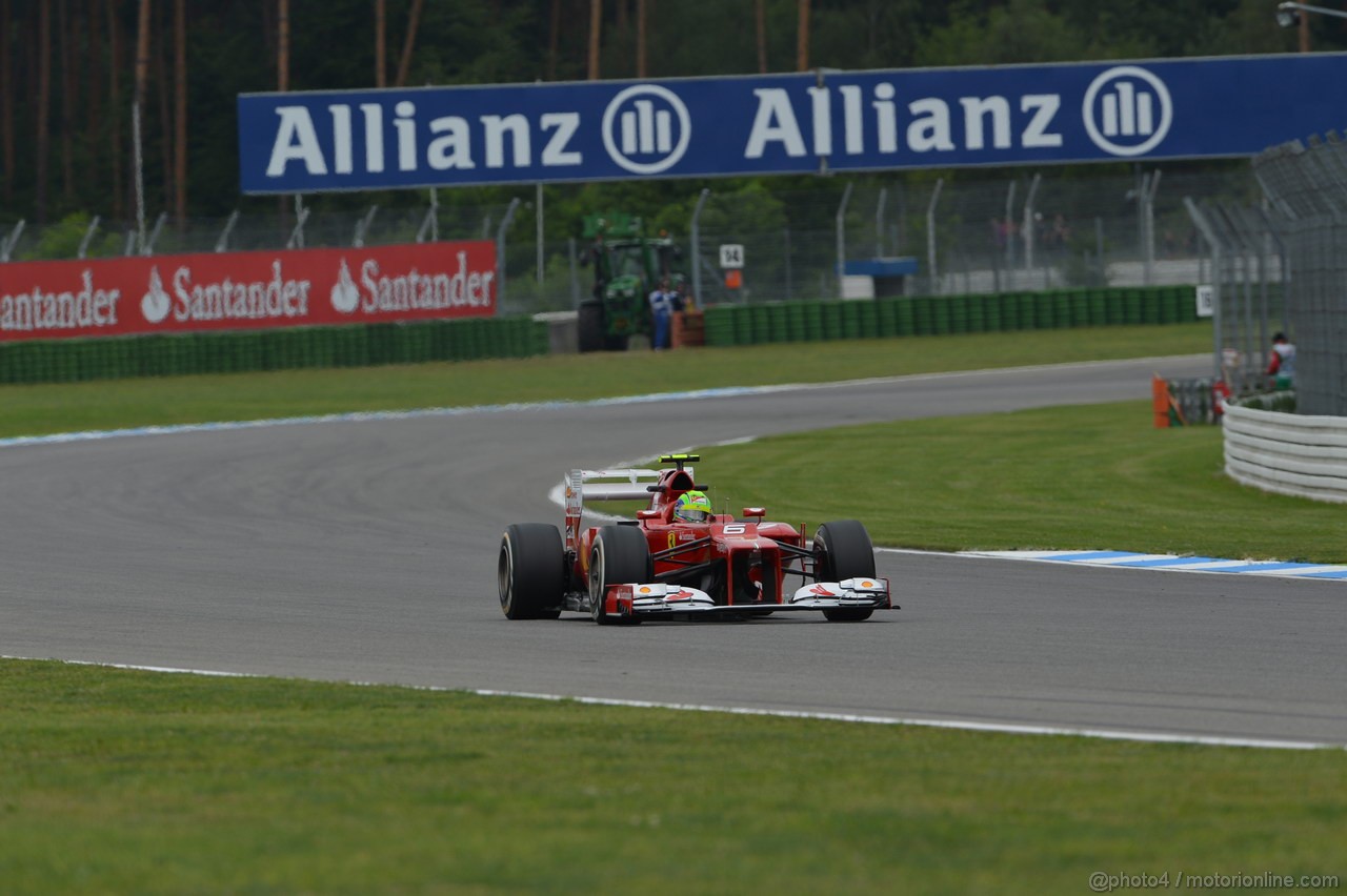 GP GERMANIA, 20.07.2012 - Prove Libere 1, Felipe Massa (BRA) Ferrari F2012