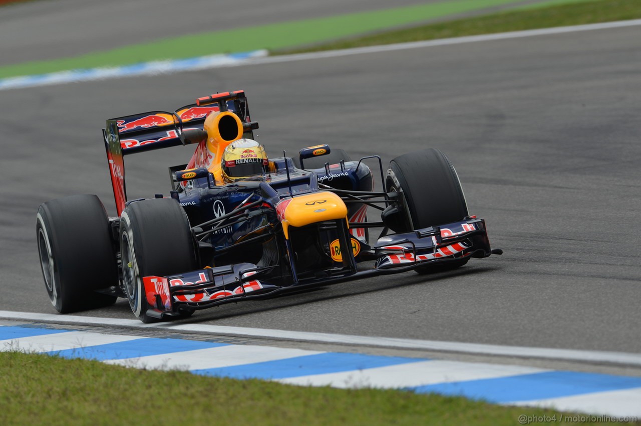 GP GERMANIA, 20.07.2012 - Prove Libere 1, Sebastian Vettel (GER) Red Bull Racing RB8