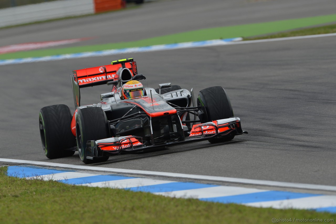 GP GERMANIA, 20.07.2012 - Prove Libere 1, Lewis Hamilton (GBR) McLaren Mercedes MP4-27