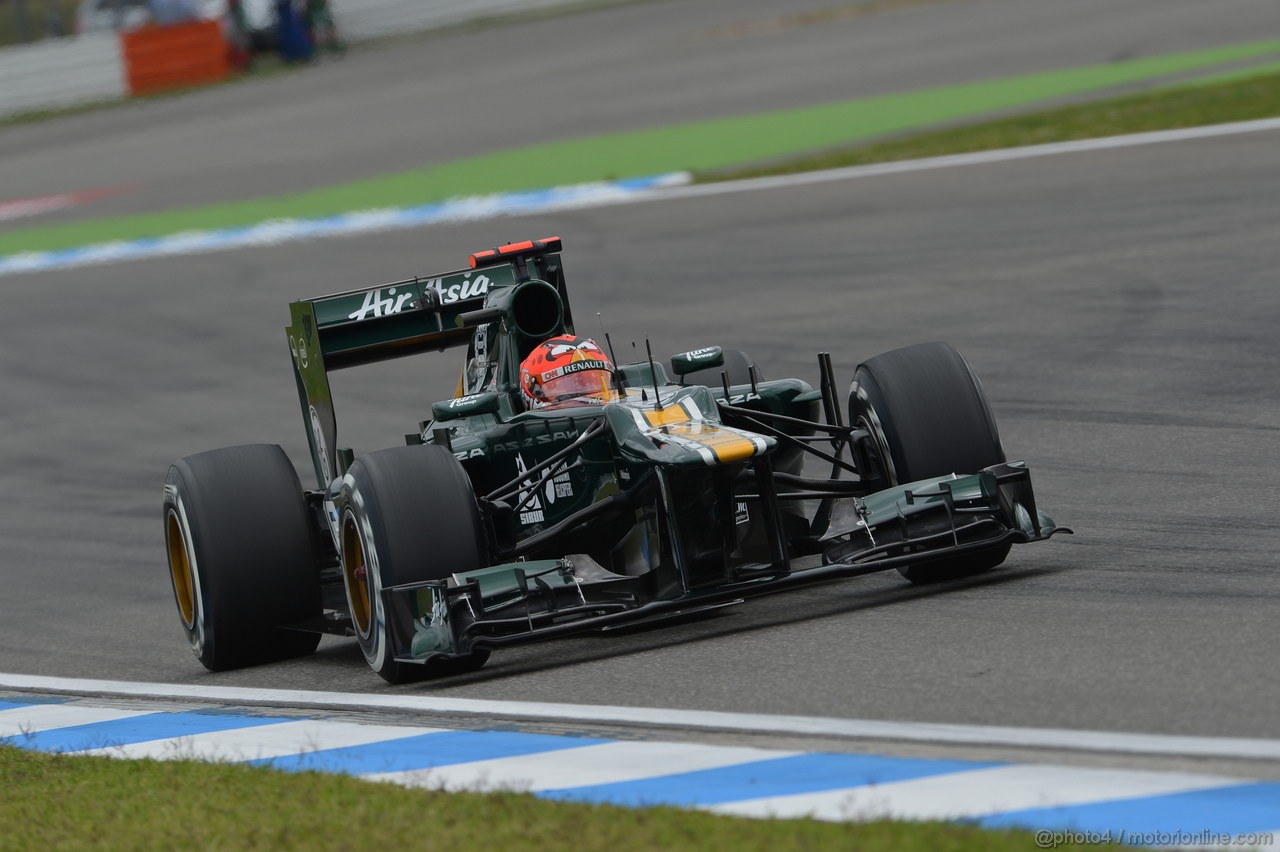 GP GERMANIA, 20.07.2012 - Prove Libere 1, Heikki Kovalainen (FIN) Caterham F1 Team CT01