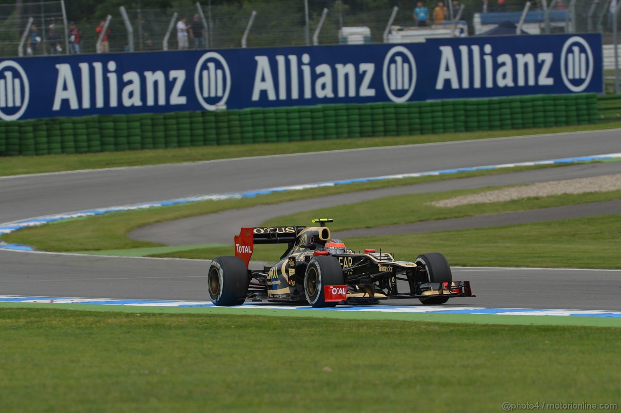 GP GERMANIA, 20.07.2012 - Prove Libere 1, Romain Grosjean (FRA) Lotus F1 Team E20