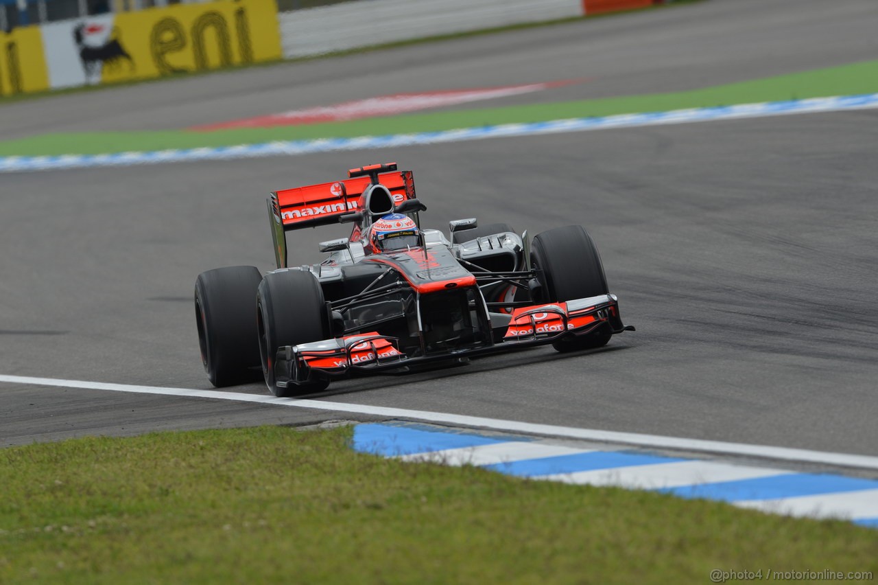 GP GERMANIA, 20.07.2012 - Prove Libere 1, Jenson Button (GBR) McLaren Mercedes MP4-27