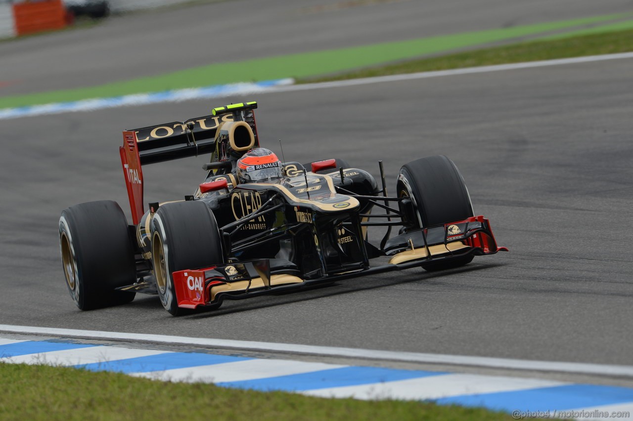 GP GERMANIA, 20.07.2012 - Prove Libere 1, Romain Grosjean (FRA) Lotus F1 Team E20