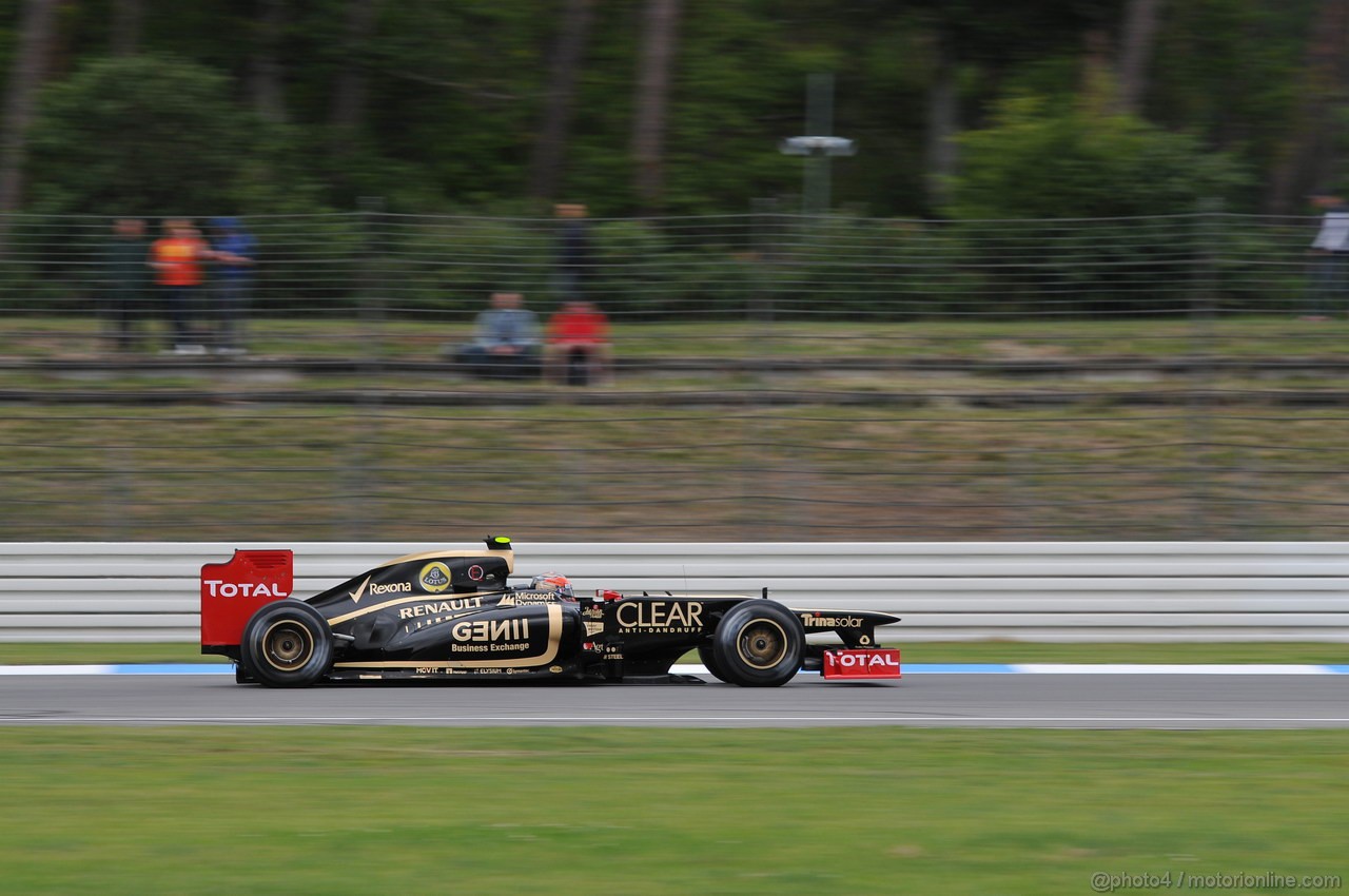 GP GERMANIA, 20.07.2012 - Prove Libere 1, Romain Grosjean (FRA) Lotus F1 Team E20