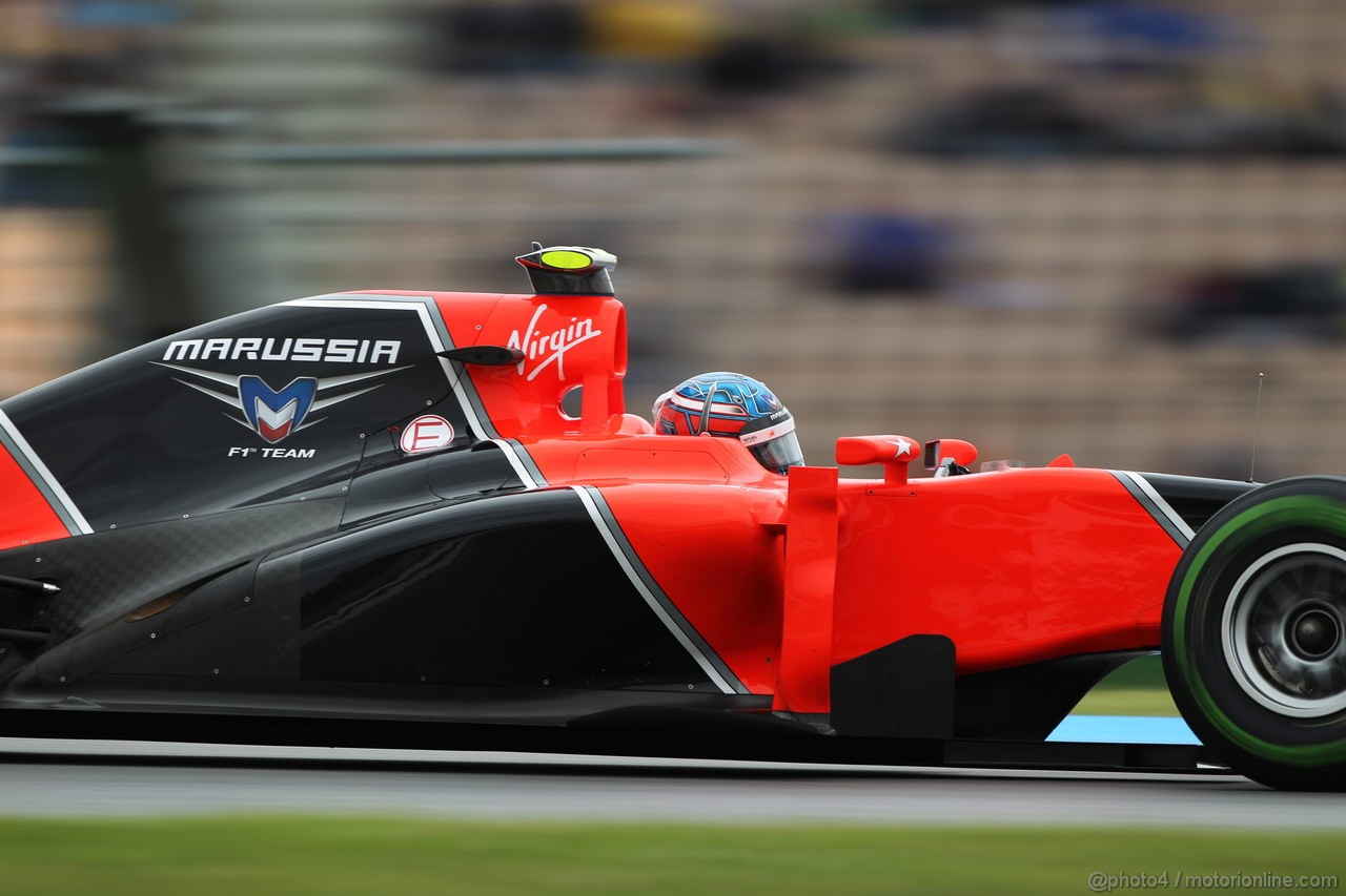 GP GERMANIA, 20.07.2012 - Prove Libere 2, Timo Glock (GER) Marussia F1 Team MR01