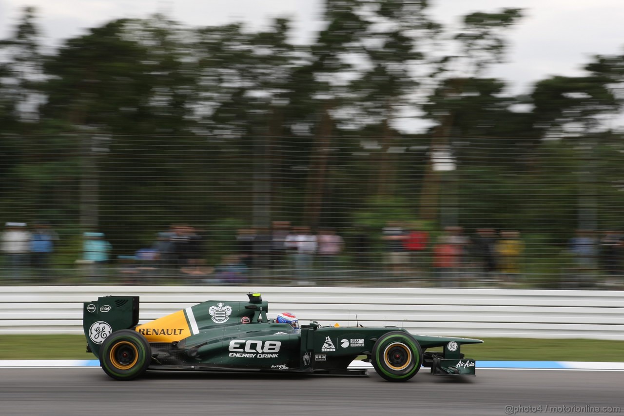 GP GERMANIA, 20.07.2012 - Prove Libere 2, Vitaly Petrov (RUS) Caterham F1 Team CT01