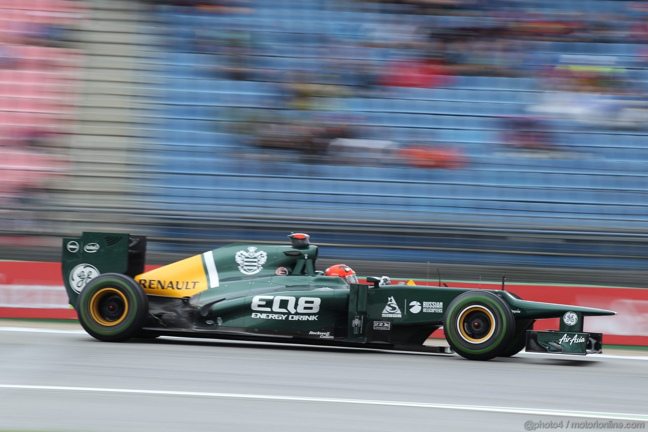 GP GERMANIA, 20.07.2012 - Prove Libere 2, Heikki Kovalainen (FIN) Caterham F1 Team CT01