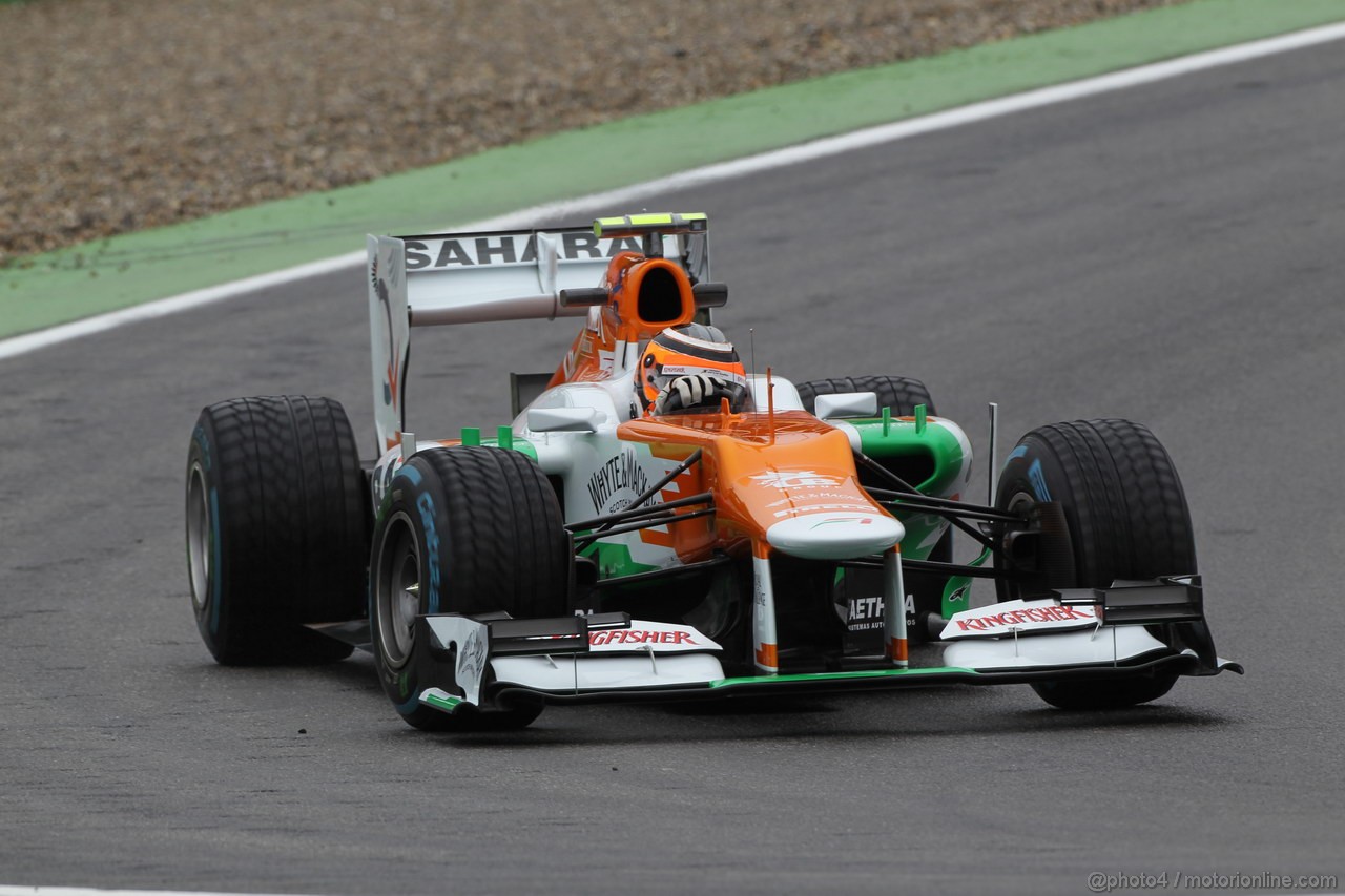 GP GERMANIA, 20.07.2012 - Prove Libere 2, Nico Hulkenberg (GER) Sahara Force India F1 Team VJM05