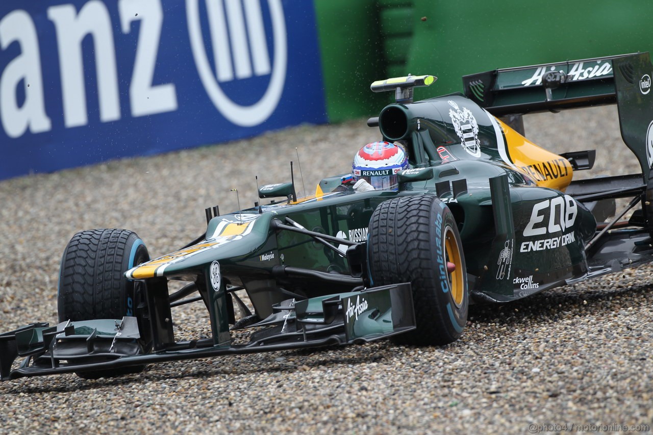 GP GERMANIA, 20.07.2012 - Prove Libere 2, Vitaly Petrov (RUS) Caterham F1 Team CT01