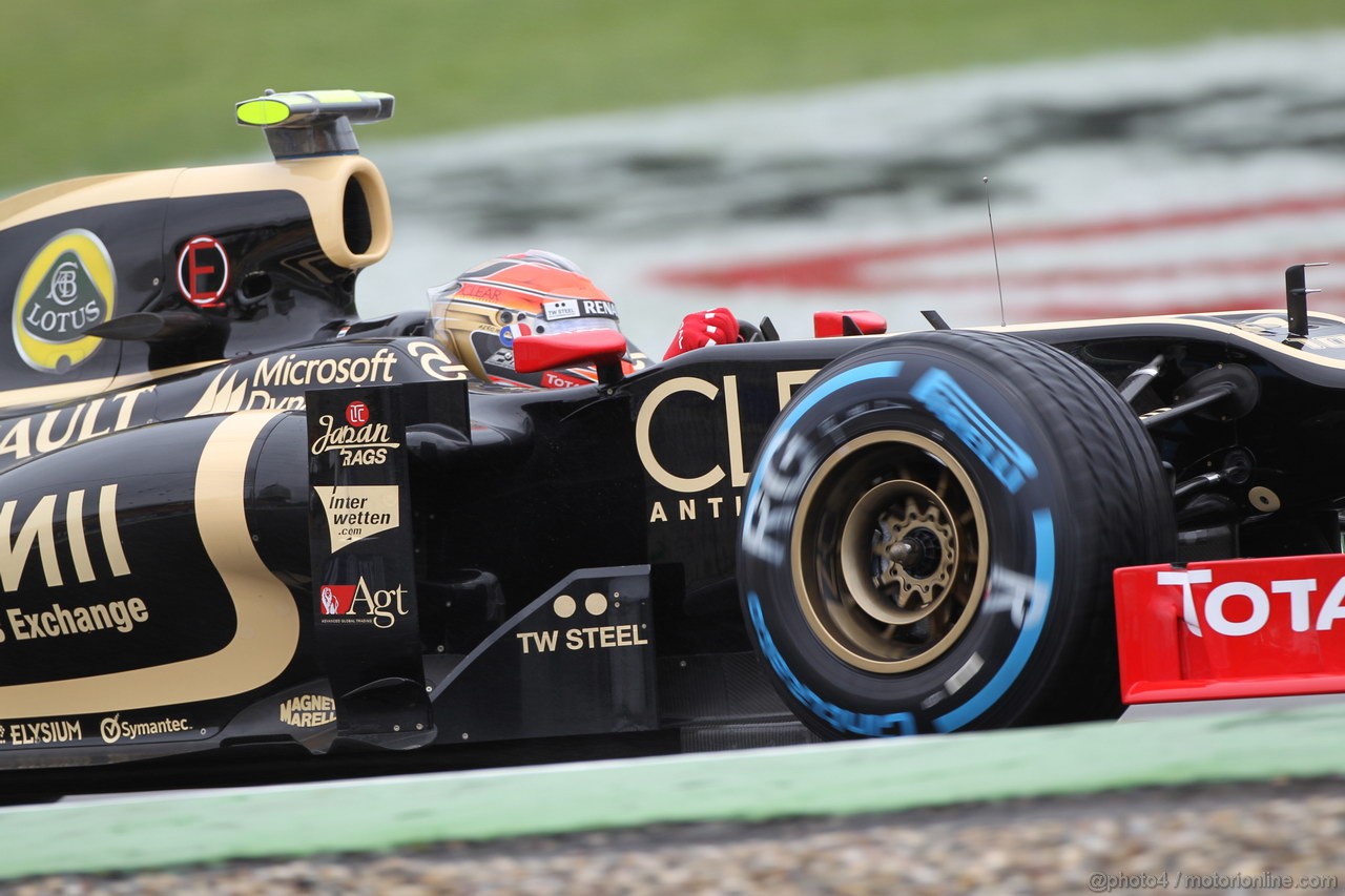 GP GERMANIA, 20.07.2012 - Prove Libere 2, Kimi Raikkonen (FIN) Lotus F1 Team E20