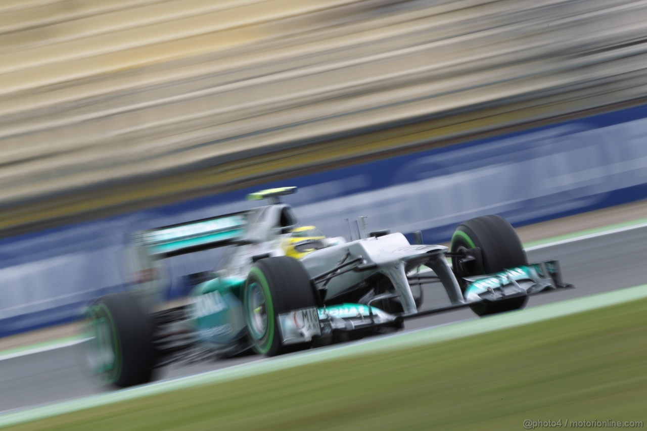 GP GERMANIA, 20.07.2012 - Prove Libere 2, Nico Rosberg (GER) Mercedes AMG F1 W03