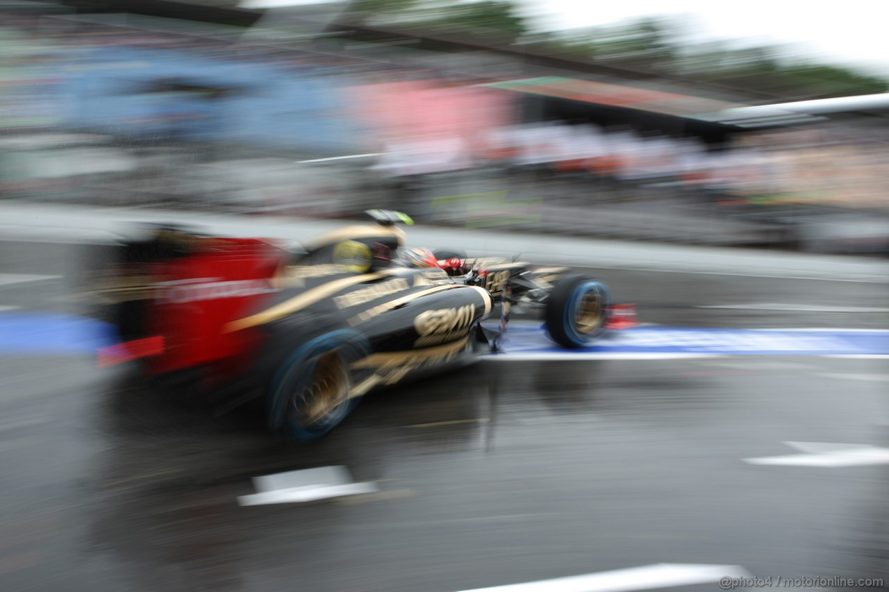 GP GERMANIA, 20.07.2012 - Prove Libere 2, Romain Grosjean (FRA) Lotus F1 Team E20