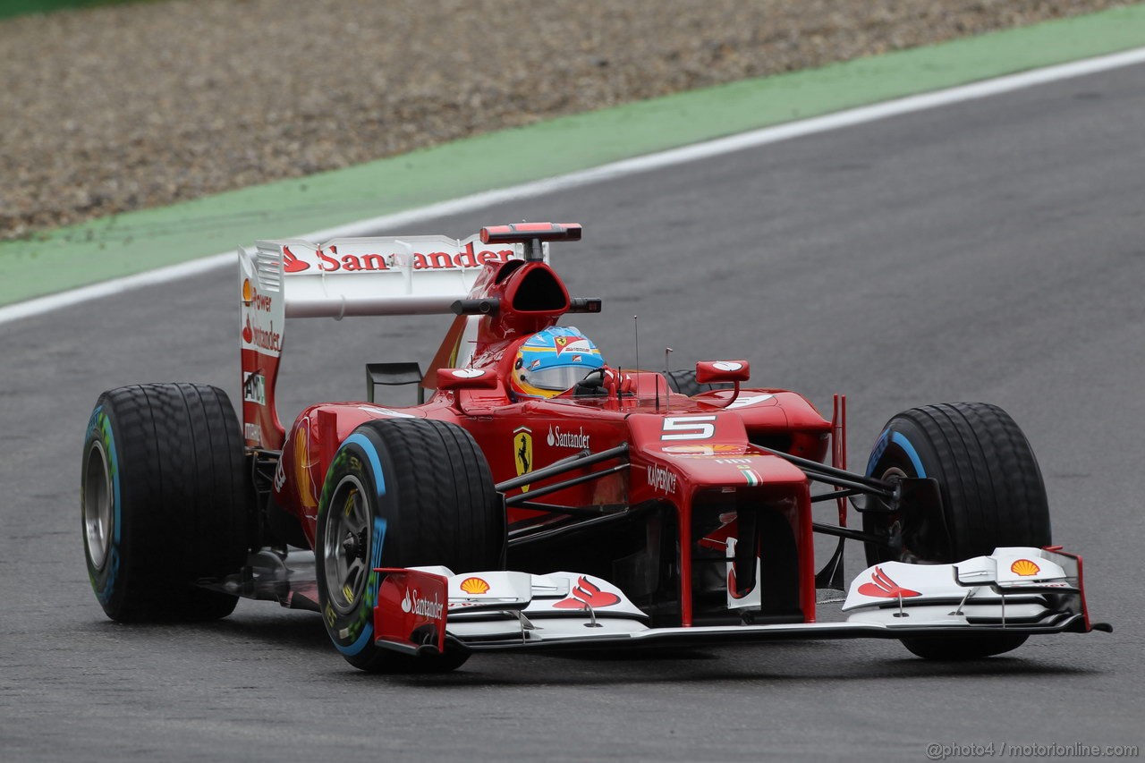 GP GERMANIA, 20.07.2012 - Prove Libere 2, Fernando Alonso (ESP) Ferrari F2012