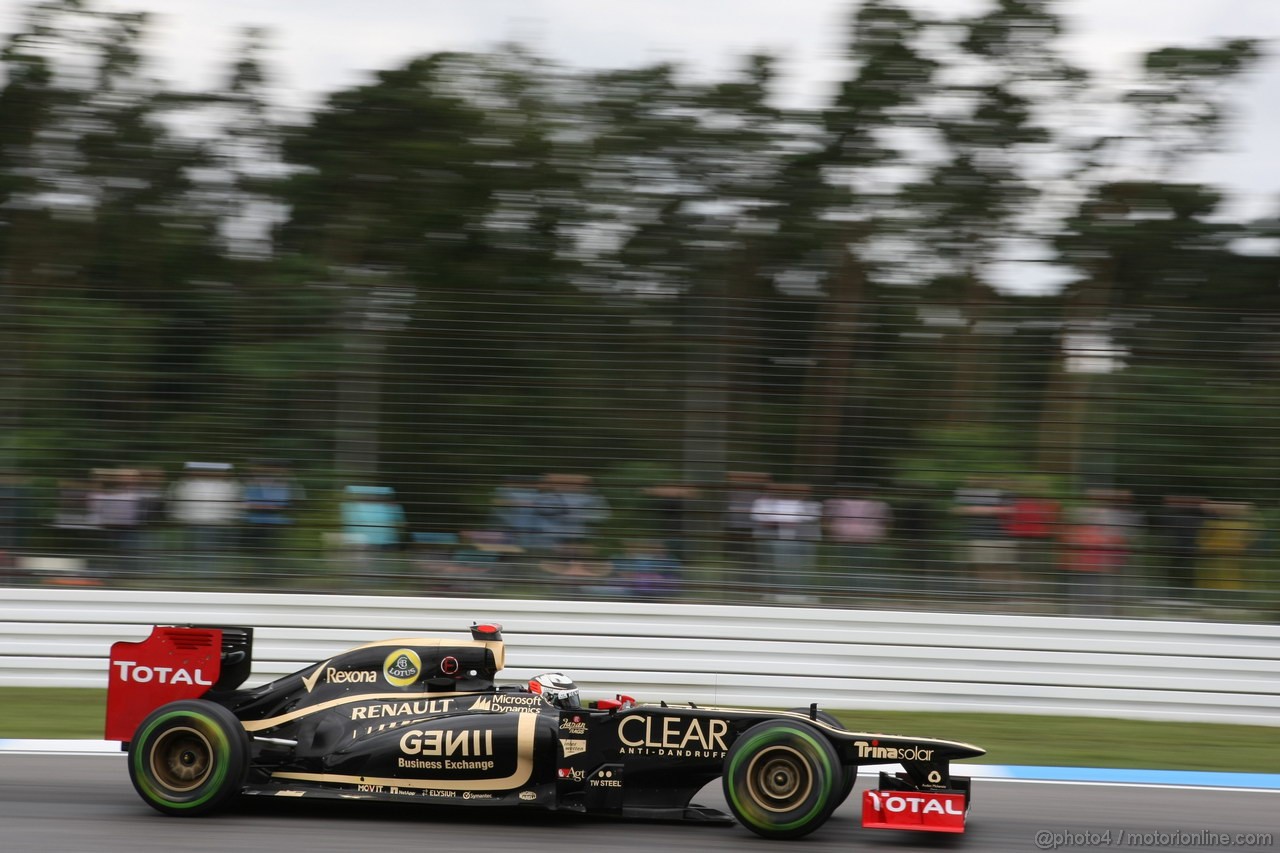 GP GERMANIA, 20.07.2012 - Prove Libere 2, Kimi Raikkonen (FIN) Lotus F1 Team E20