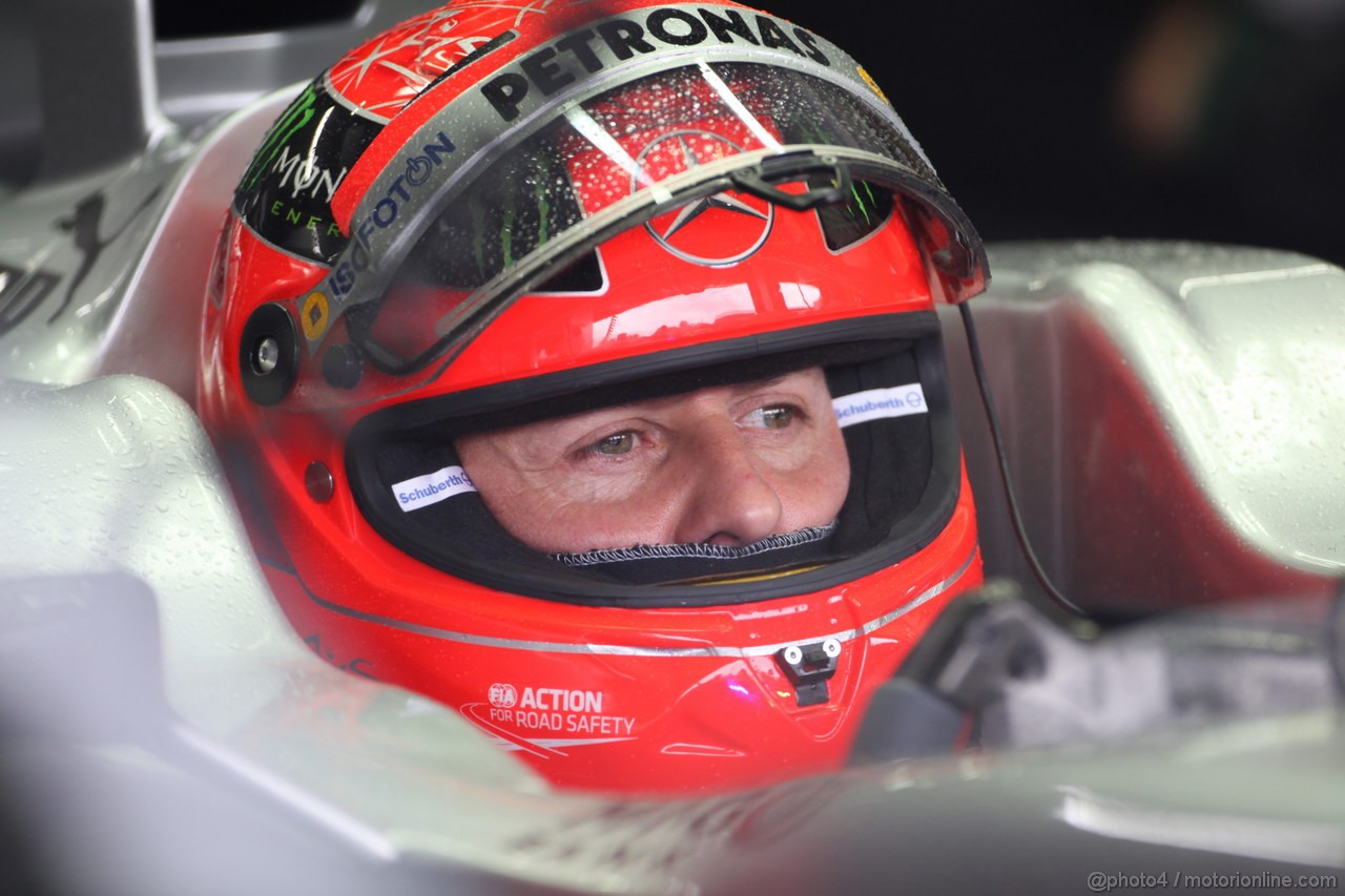 GP GERMANIA, 20.07.2012 - Prove Libere 2, Michael Schumacher (GER) Mercedes AMG F1 W03
