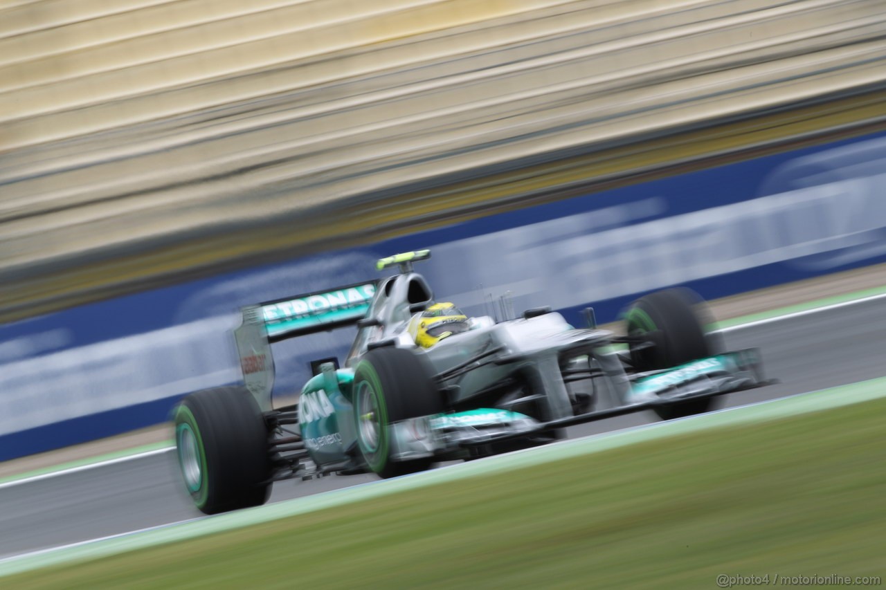 GP GERMANIA, 20.07.2012 - Prove Libere 2, Nico Rosberg (GER) Mercedes AMG F1 W03