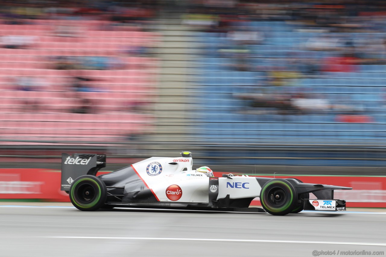 GP GERMANIA, 20.07.2012 - Prove Libere 2, Sergio Prez (MEX) Sauber F1 Team C31