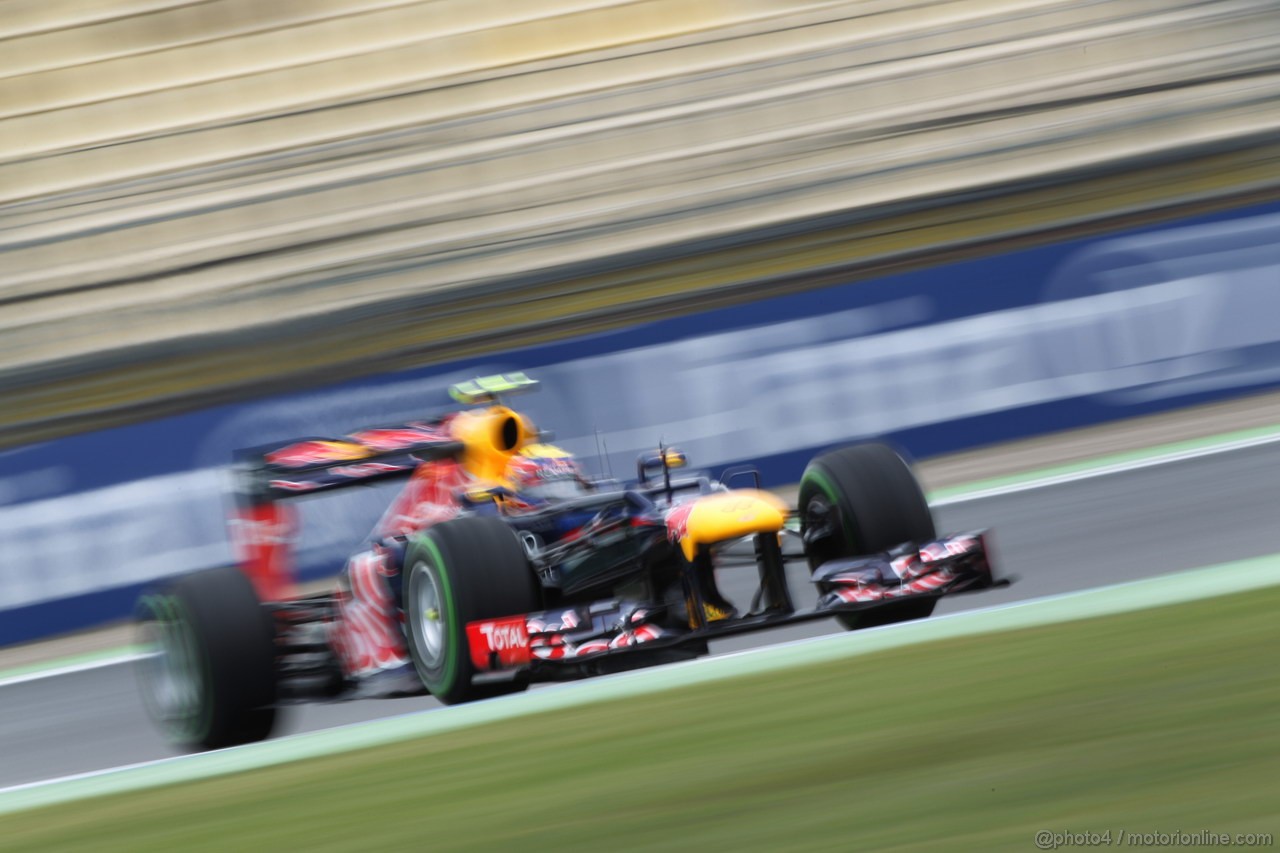 GP GERMANIA, 20.07.2012 - Prove Libere 2, Mark Webber (AUS) Red Bull Racing RB8