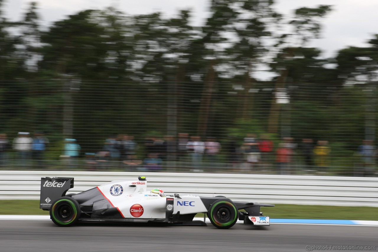 GP GERMANIA, 20.07.2012 - Prove Libere 2, Sergio Prez (MEX) Sauber F1 Team C31