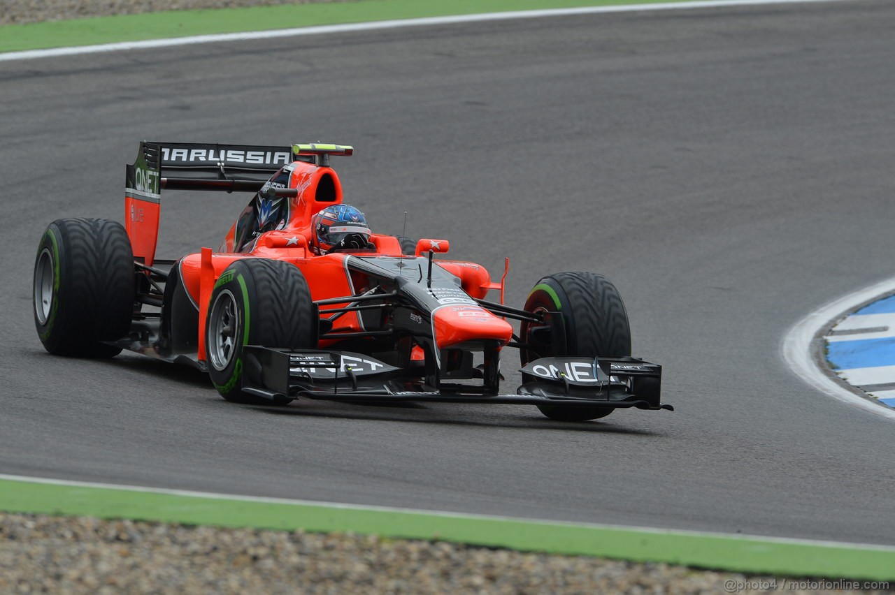 GP GERMANIA, 20.07.2012 - Prove Libere 2, Charles Pic (FRA) Marussia F1 Team MR01