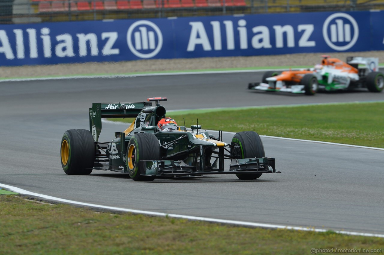 GP GERMANIA, 20.07.2012 - Prove Libere 2, Heikki Kovalainen (FIN) Caterham F1 Team CT01