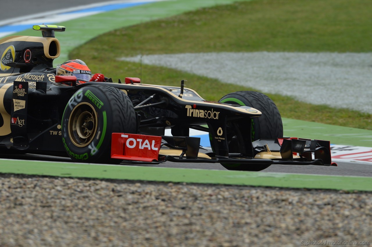 GP GERMANIA, 20.07.2012 - Prove Libere 2, Kimi Raikkonen (FIN) Lotus F1 Team E20