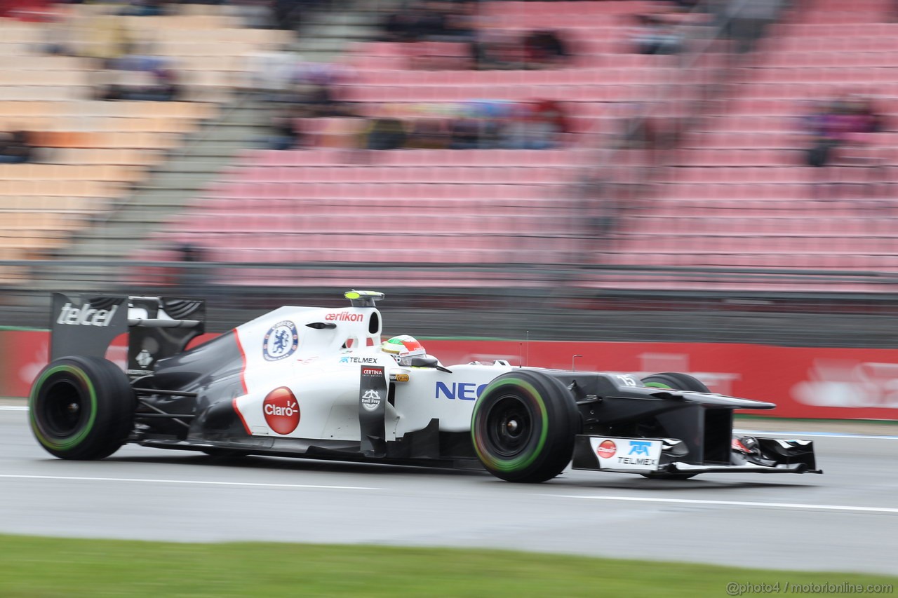 GP GERMANIA, 20.07.2012 - Prove Libere 2, Sergio Prez (MEX) Sauber F1 Team C31