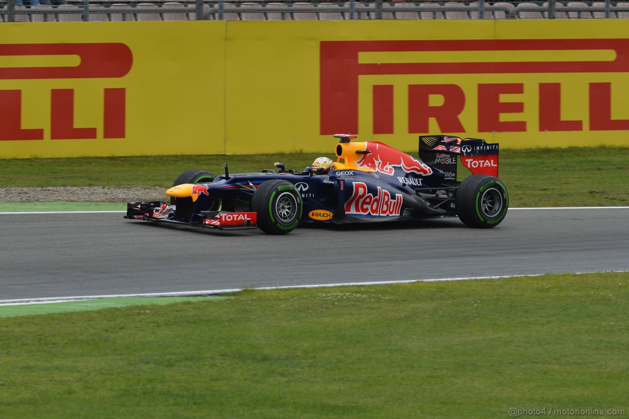 GP GERMANIA, 20.07.2012 - Prove Libere 2, Sebastian Vettel (GER) Red Bull Racing RB8