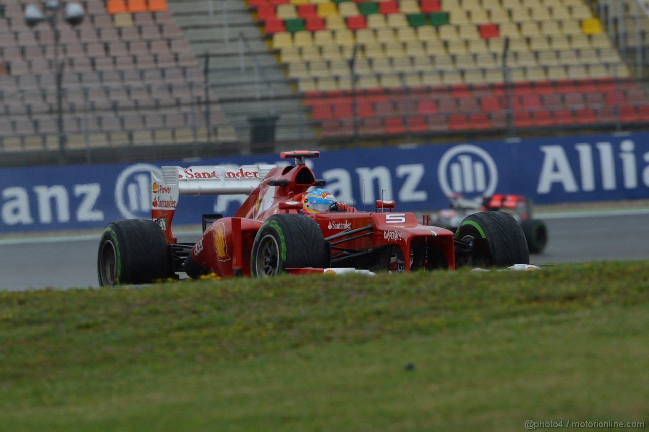 GP GERMANIA, 20.07.2012 - Prove Libere 2, Fernando Alonso (ESP) Ferrari F2012