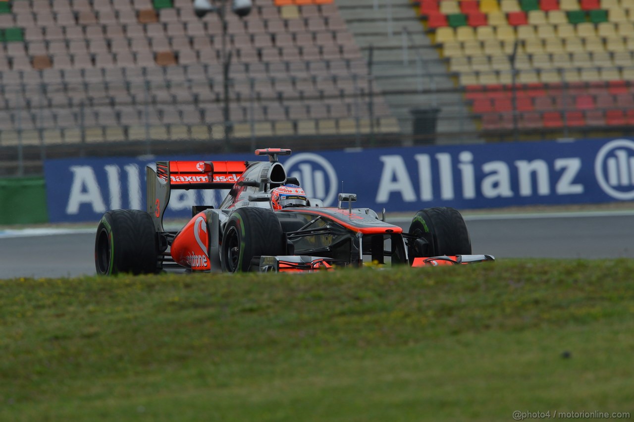 GP GERMANIA, 20.07.2012 - Prove Libere 2, Jenson Button (GBR) McLaren Mercedes MP4-27