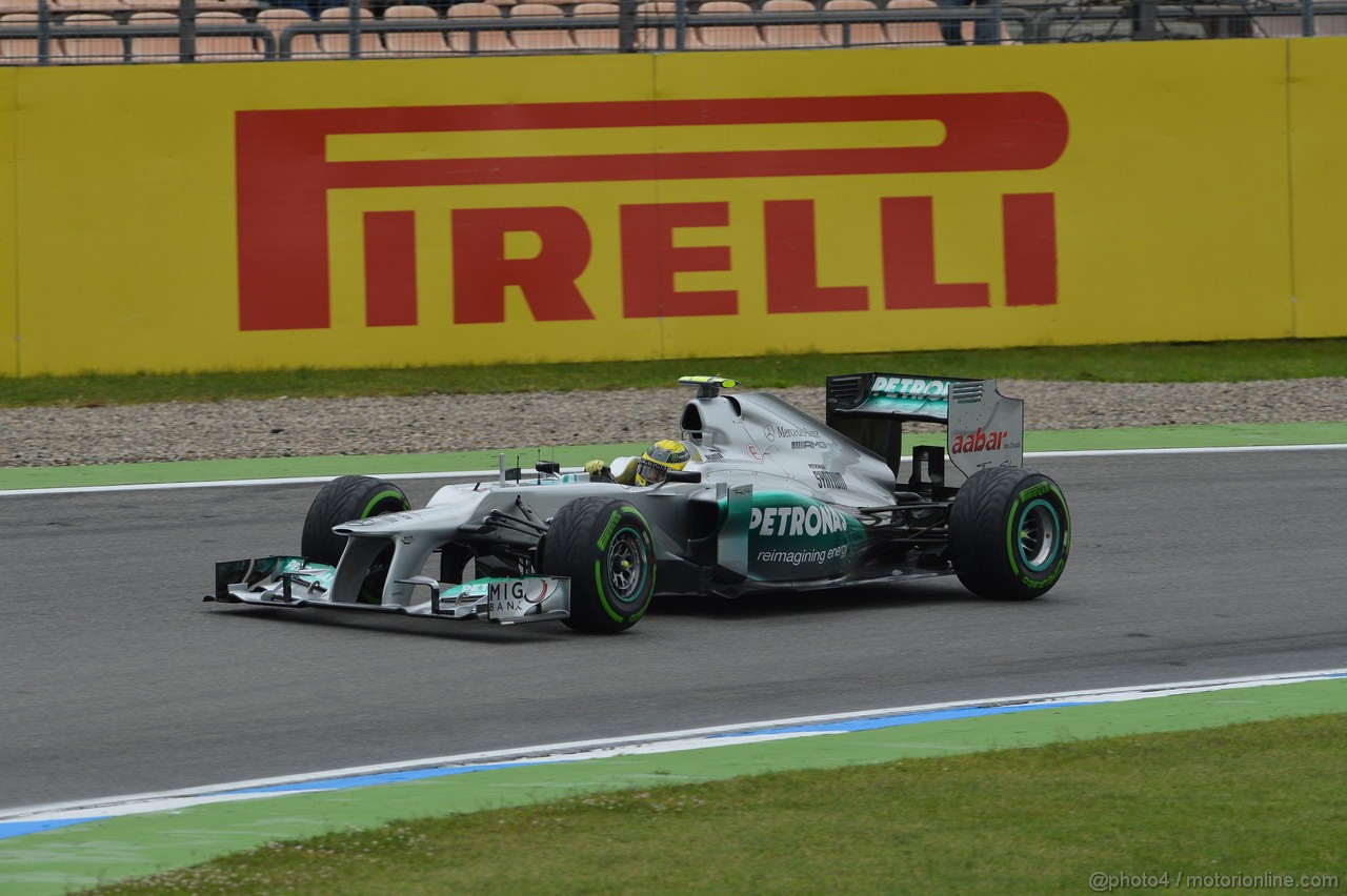 GP GERMANIA, 20.07.2012 - Prove Libere 2, Nico Rosberg (GER) Mercedes AMG F1 W03