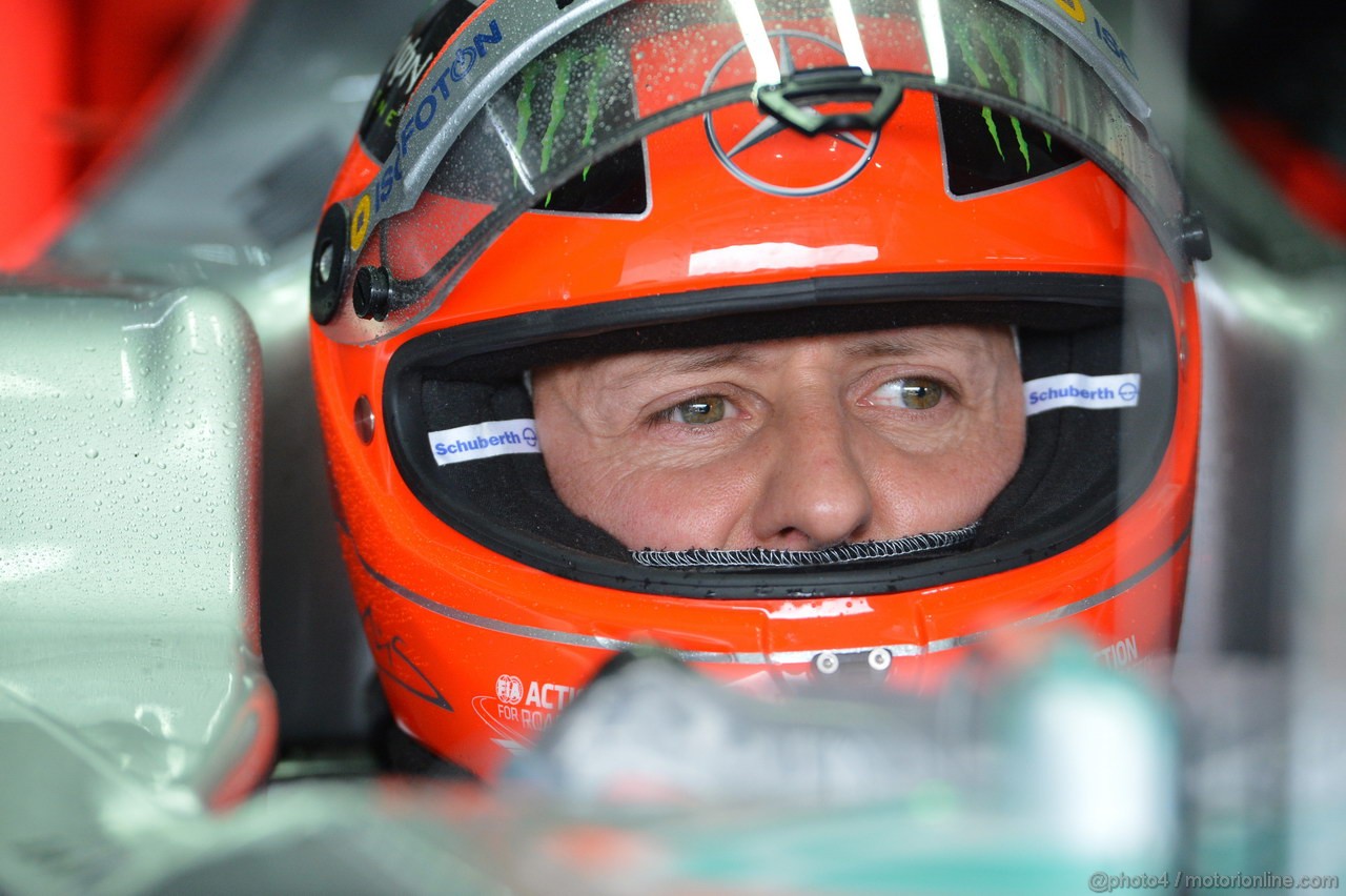 GP GERMANIA, 20.07.2012 - Prove Libere 2, Michael Schumacher (GER) Mercedes AMG F1 W03
