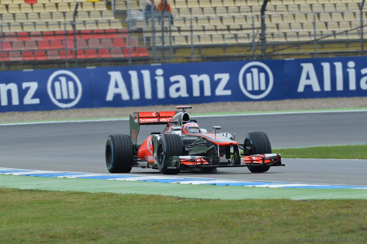 GP GERMANIA, 20.07.2012 - Prove Libere 2, Jenson Button (GBR) McLaren Mercedes MP4-27
