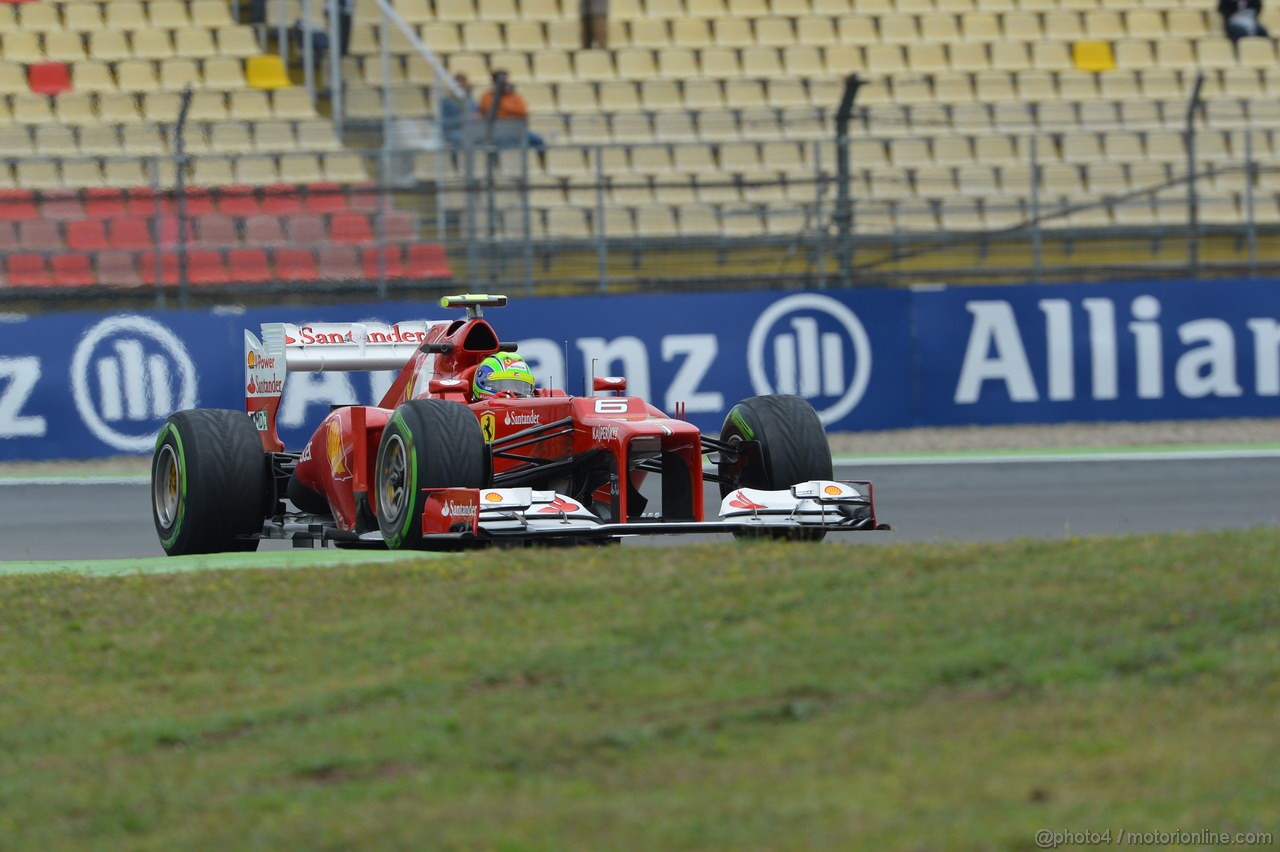 GP GERMANIA, 20.07.2012 - Prove Libere 2, Felipe Massa (BRA) Ferrari F2012