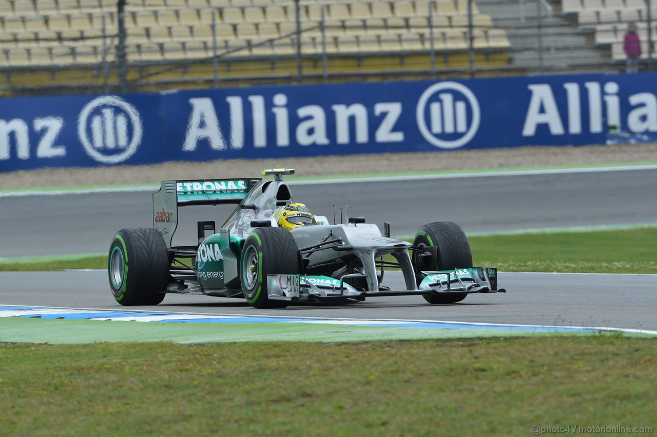 GP GERMANIA, 20.07.2012 - Prove Libere 2, Nico Rosberg (GER) Mercedes AMG F1 W03