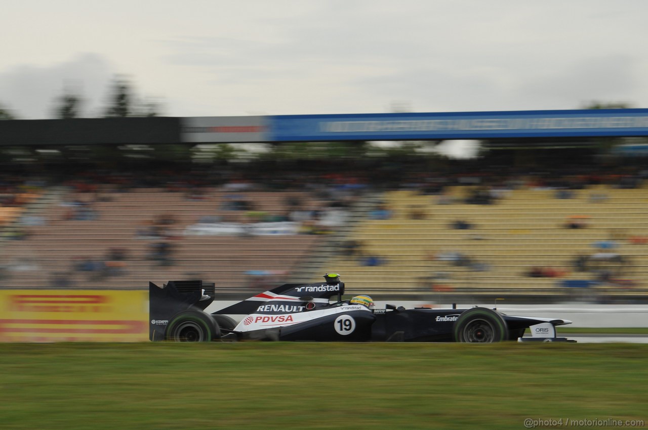 GP GERMANIA, 20.07.2012 - Prove Libere 2, Bruno Senna (BRA) Williams F1 Team FW34