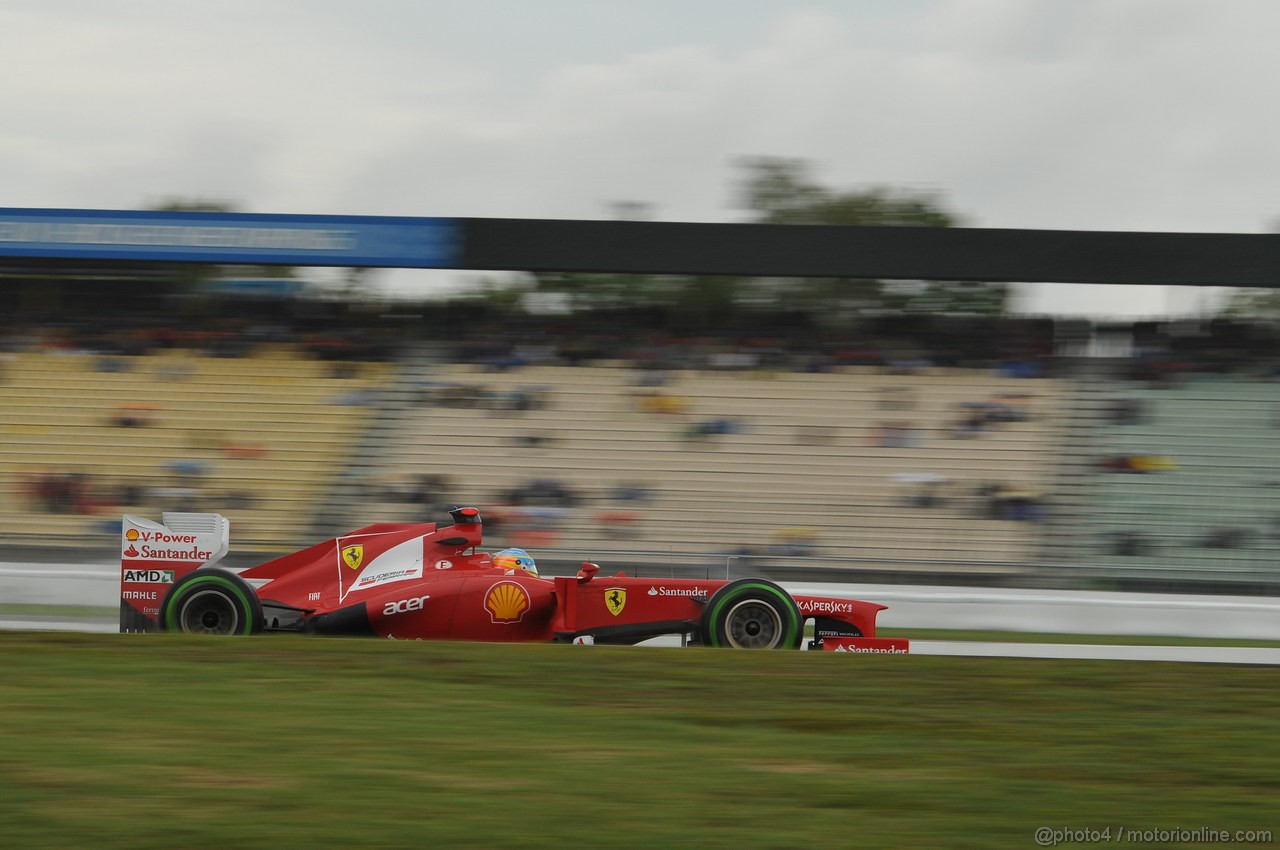 GP GERMANIA, 20.07.2012 - Prove Libere 2, Fernando Alonso (ESP) Ferrari F2012