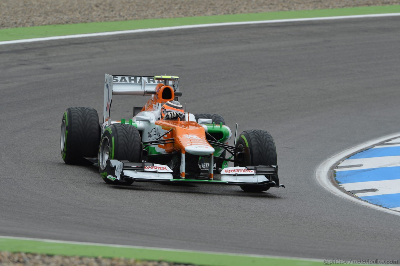 GP GERMANIA, 20.07.2012 - Prove Libere 2, Nico Hulkenberg (GER) Sahara Force India F1 Team VJM05
