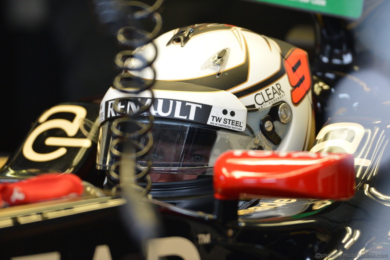 GP GERMANIA, 20.07.2012 - Prove Libere 2, Kimi Raikkonen (FIN) Lotus F1 Team E20