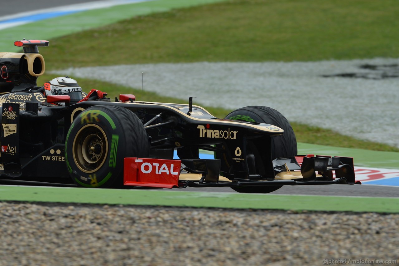 GP GERMANIA, 20.07.2012 - Prove Libere 2, Kimi Raikkonen (FIN) Lotus F1 Team E20