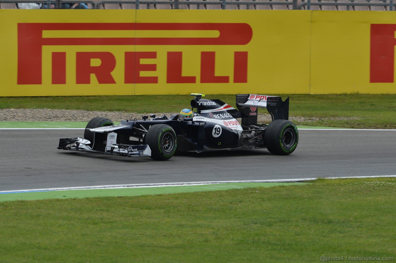 GP GERMANIA, 20.07.2012 - Prove Libere 2, Bruno Senna (BRA) Williams F1 Team FW34