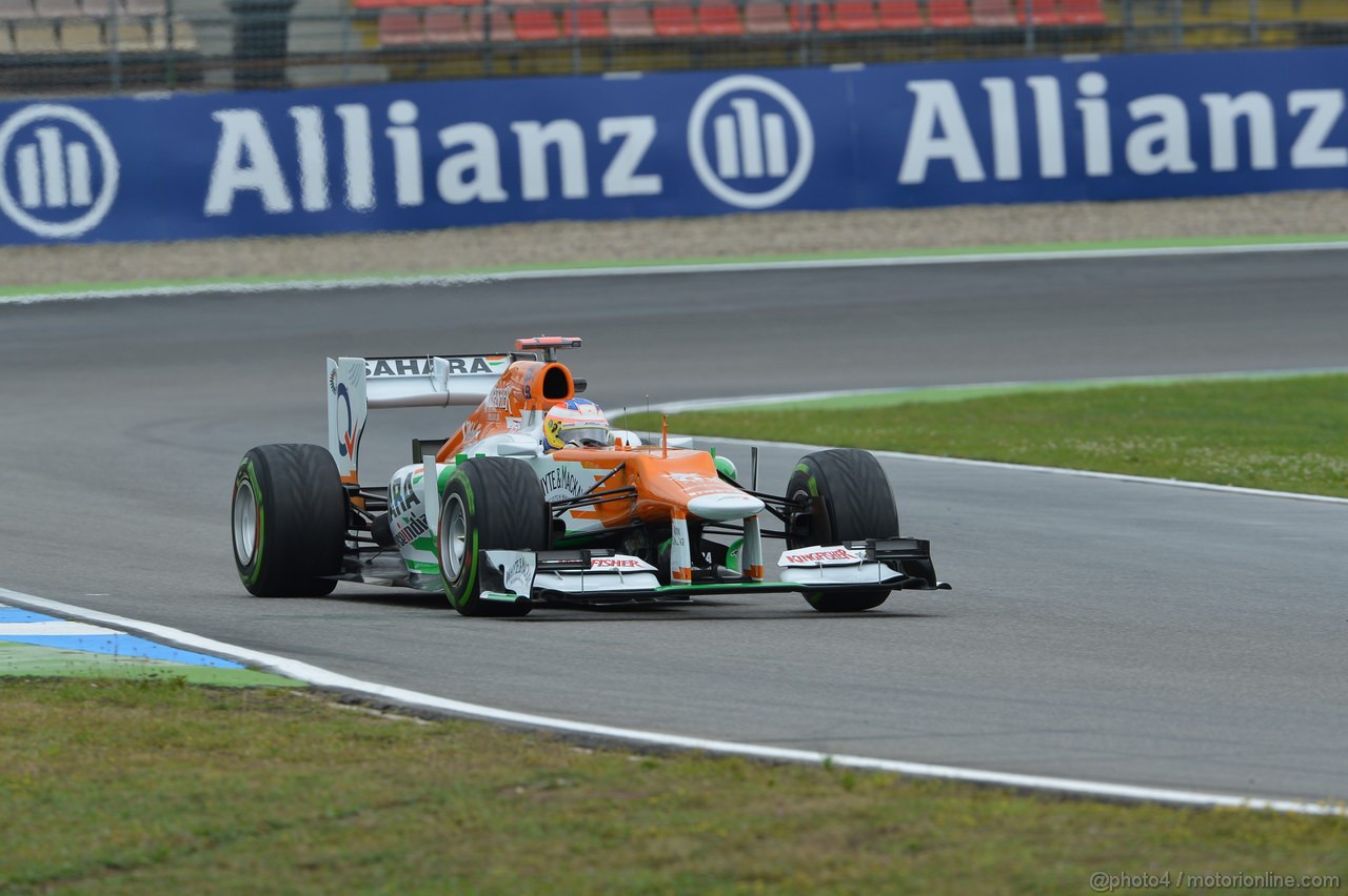 GP GERMANIA, 20.07.2012 - Prove Libere 2, Paul di Resta (GBR) Sahara Force India F1 Team VJM05